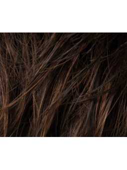 darkchocolate rooted-Perruque synthétique courte lisse Foxy
