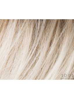 lightchampagne rooted- Perruque synthétique mi longue lisse Rich mono