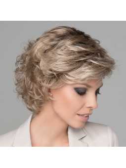 Perruque synthétique courte wavy Daily-  champagne rooted