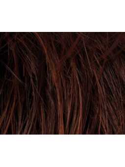 dark auburn mix- Perruque synthétique courte wavy Daily large
