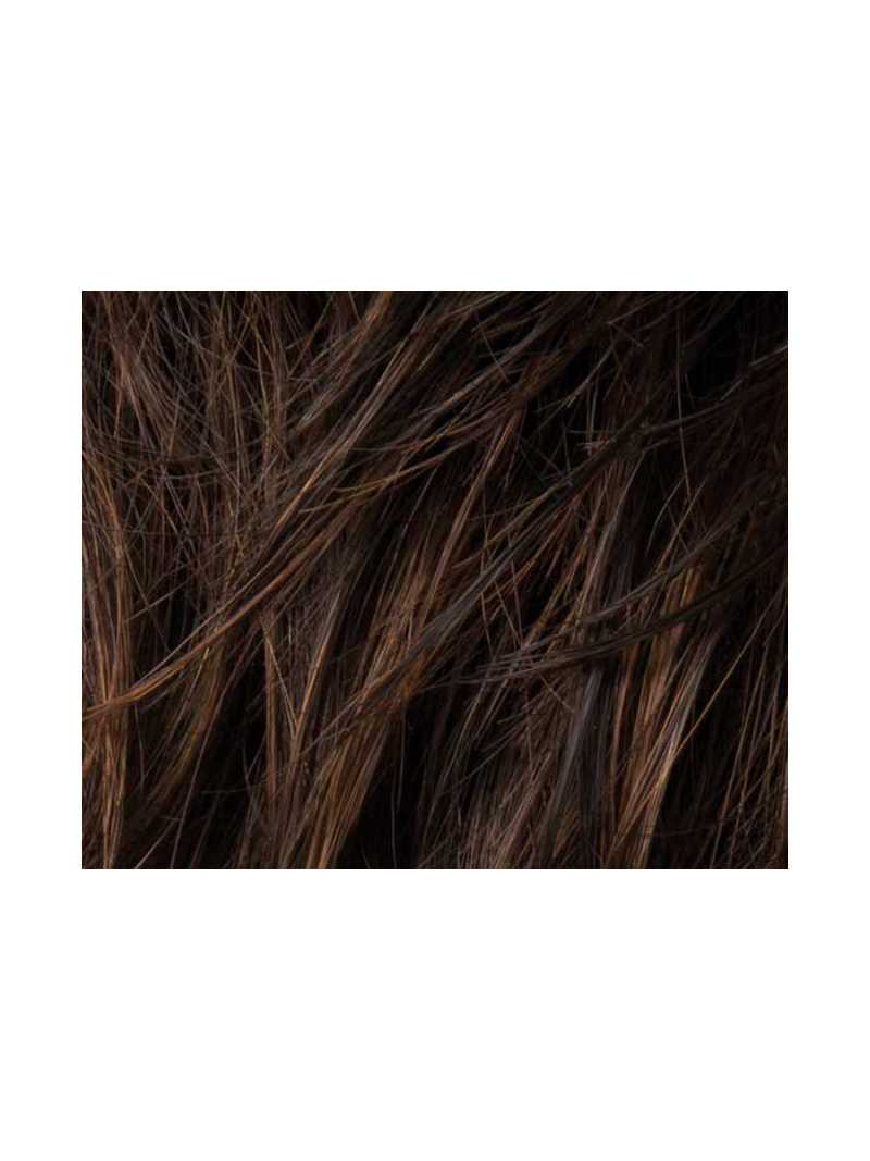 Darkchocolate rooted 6.33.4 - Perruque synthétique courte lisse Stay
