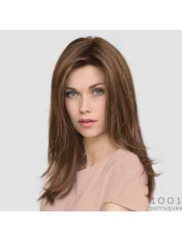 Perruque synthétique longue lisse Glamour mono- chocolate rooted