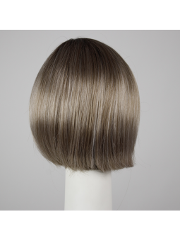 Perruque synthétique carré lisse Elite - Coloris : pearl rooted