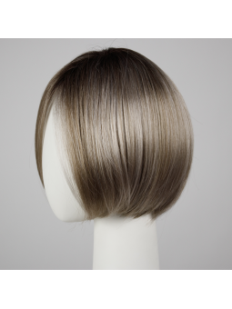 Perruque synthétique carré lisse Elite - Coloris : pearl rooted