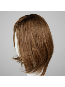 Perruque naturelle carré long lisse Trinity plus soft cooper rooted