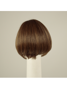 Perruque carré lisse semi-naturel Mood - Mocca rooted
