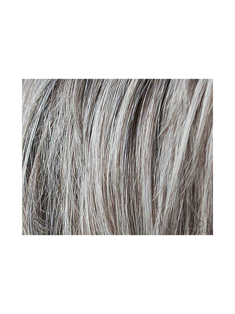 Perruque courte lisse fibres naturelles Allure: Stone grey mix 51.44.39