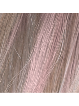 Perruque synthétique courte lisse Aletta Mono Part - Pastel rose shad