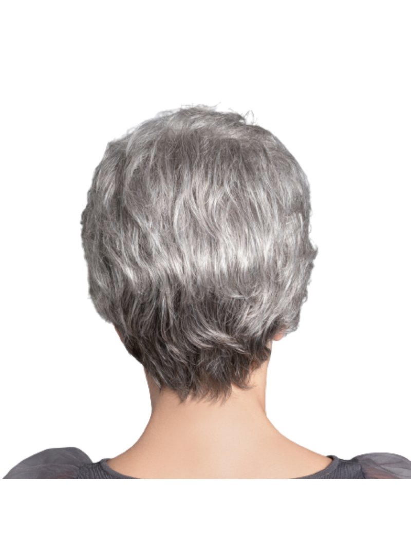 Perruque synthétique courte lisse Garda - Grey multi mix