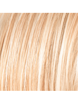 Perruque synthétique courte lisse Ava Mono Part - cream blonde