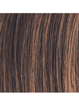 Perruque synthétique courte lisse Bari - coffee brown mix