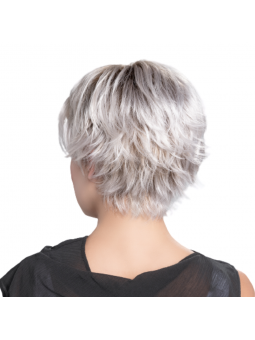 Perruque synthétique courte lisse Gilda mono - ice blonde shad