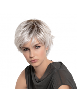 Perruque synthétique courte lisse Gilda mono - ice blonde shad