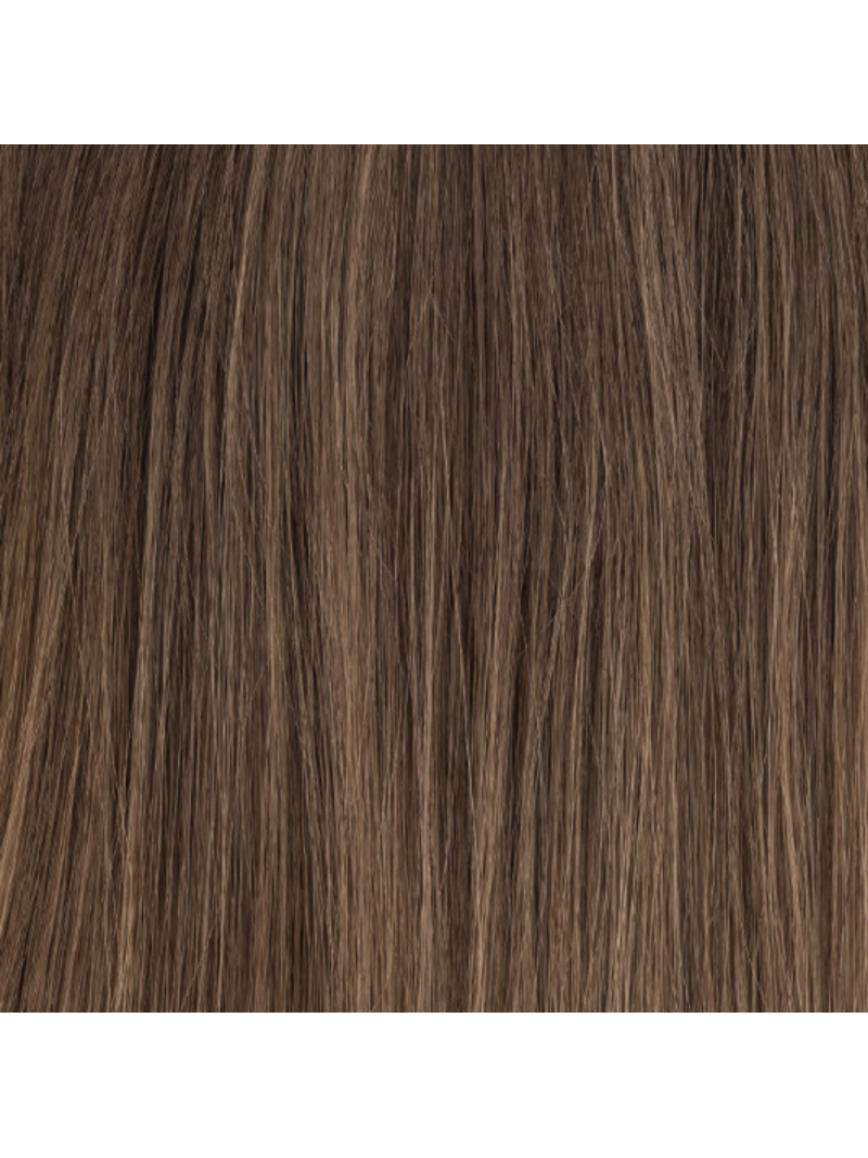 Perruque naturelle longue lisse Collect Mono Part - chocolate tipped