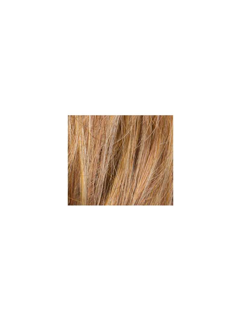 cognac rooted- Perruque synthétique longue wavy Beach mono