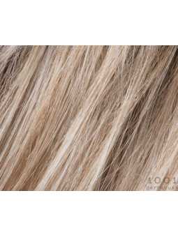 pearl blonde rooted- Perruque synthétique courte lisse Flip mono