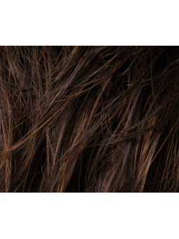 dark chocolate mix-Perruque synthétique courte lisse Ginger mono