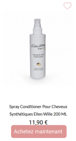 Spray conditionner pour cheveuux synthétiques Ellen Wille 200ml