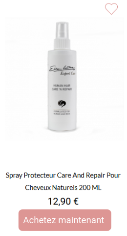 Spray protecteur pour cheveux naturels